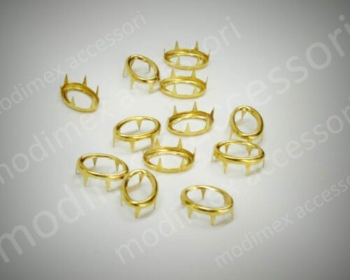 Oval ring perforated studs art. Ringlet 179