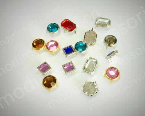 Art. 18001 Rhinestones With Legs assembled - with ring