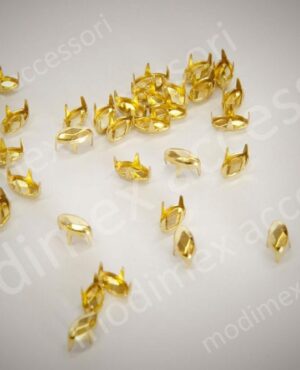 Oval nailheads with raised facets art. 224