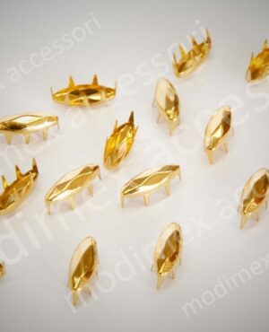Horse eye nailheads with raised facets art. 452