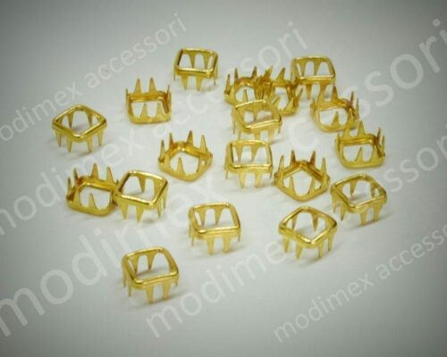 Square ring perforated studs art. Ringlet 496