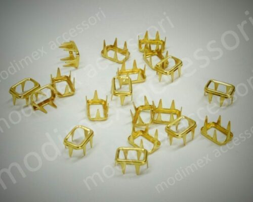 Rectangular ring perforated studs art. Ringlet 590