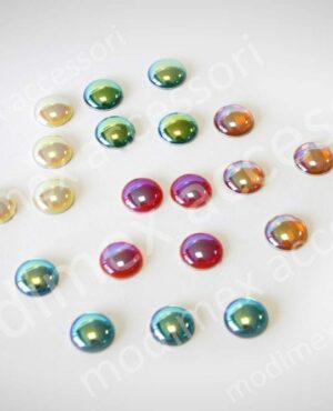 Hotfix cabochon iridescent colours