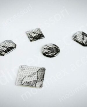 Transparent Cabochon lace design