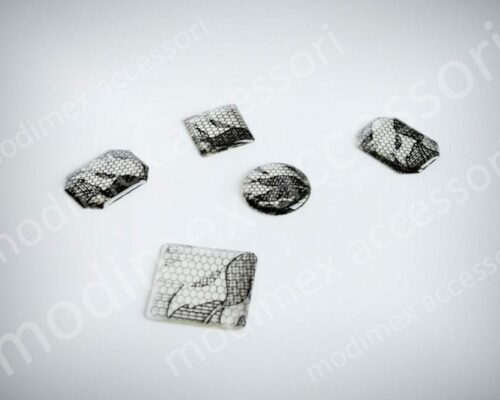 Transparent Cabochon lace design
