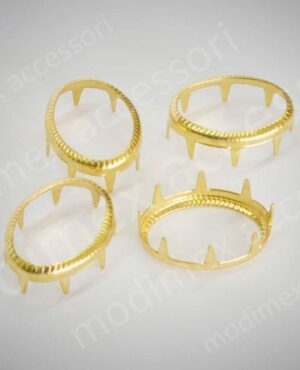 Rim settings for oval stones art. Oval Rim Settings