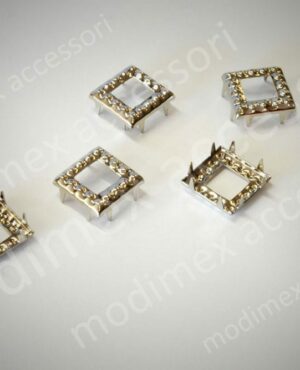 Square nailheads with decorated rim art. RS SQ 260