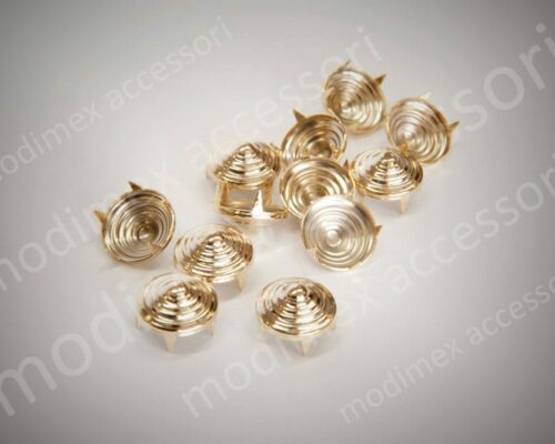 Borchie tonde cono con spirali art. SPIRAL