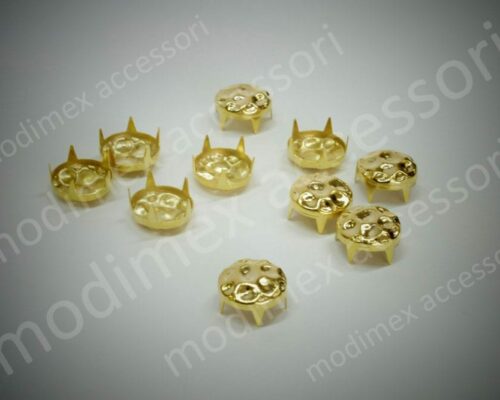 Borchie tonde effetto martellato art. Z3 PEARL