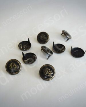 Coin nailheads with raised design art. Henry IV