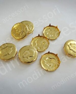 Coin nailheads with raised design art. 36 Coin V