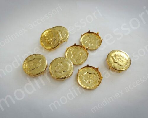 Coin nailheads with raised design art. 36 Coin V