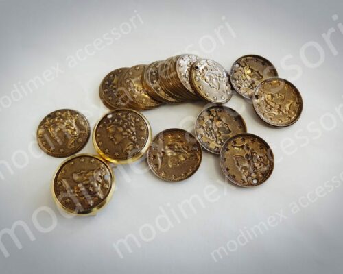 Coin nailheads with raised design art. 36LB+RS22