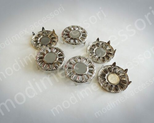 Griffes rosette de fleur avec pétales perforés art. 9400