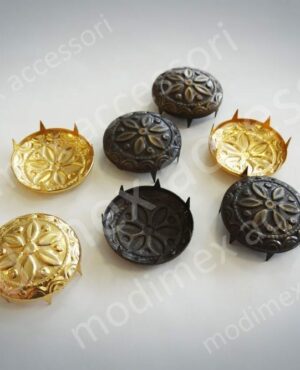 Dome nailheads, raised rosette design art. 9550