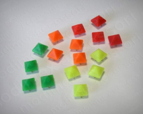 Fluo Colour Rubber Studs - Our International Patent