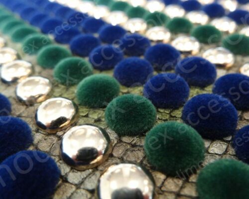 Velvet studs application