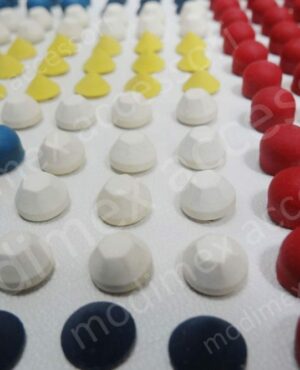 Example of rubber stud application