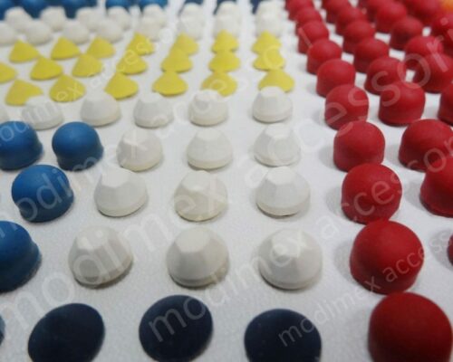 Example of rubber stud application