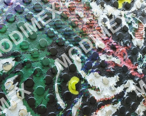Decorazione Nanotec 3D con borchie